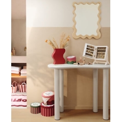 Console Olao L. 100 x P. 40 x H. 80 cm pin et bois ivoire