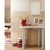 Console Olao L. 100 x P. 40 x H. 80 cm pin et bois ivoire