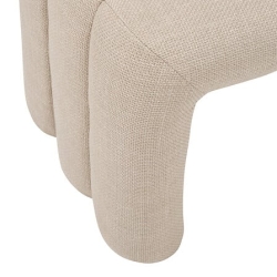BANC TISSU SISCO ARGILE 102X42CM