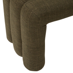 BANC TISSU SISCO KAKI 102X42CM