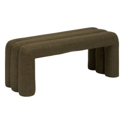 BANC TISSU SISCO KAKI 102X42CM