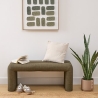 BANC TISSU SISCO KAKI 102X42CM