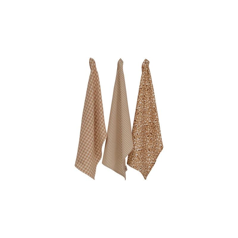 Lot de 3 torchons Léopardi 45 x 70 cm