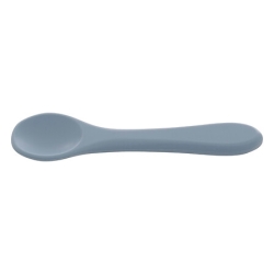 Set repas 4 pièces éléphant Yum silicone bleu gris