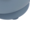 Set repas 4 pièces éléphant Yum silicone bleu gris