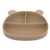 Set repas 4 pièces ours Yum silicone ocre