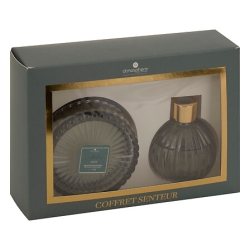 Coffret senteur Albie diam 8.1 cm Oud
