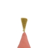 Lot de 2 coussins forme nomade Bella 40 x 40 cm rose