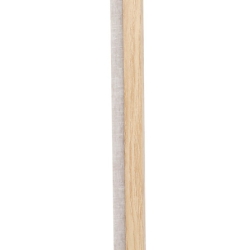 Panneau mural décoratif Colva 240 x 60 cm bois beige