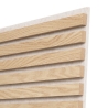 Panneau mural décoratif Colva 240 x 60 cm bois beige