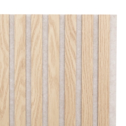 Panneau mural décoratif Colva 240 x 60 cm bois beige