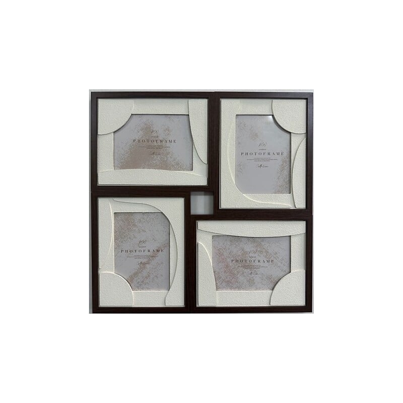 Pêle-mêle Jilani 4 photos 47 x 47 cm bois