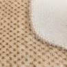 Plaid Lyno 130 x 170 cm flanelle et sherpa beige lin