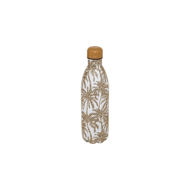 Bouteille isotherme Wild 1 l. inox palmiers léopard
