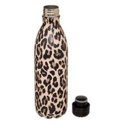 BOUTEILLE ISOTHERME WILD 1 L. INOX LÉOPARD