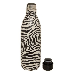 BOUTEILLE ISOTHERME WILD 1 L. INOX ZEBRE
