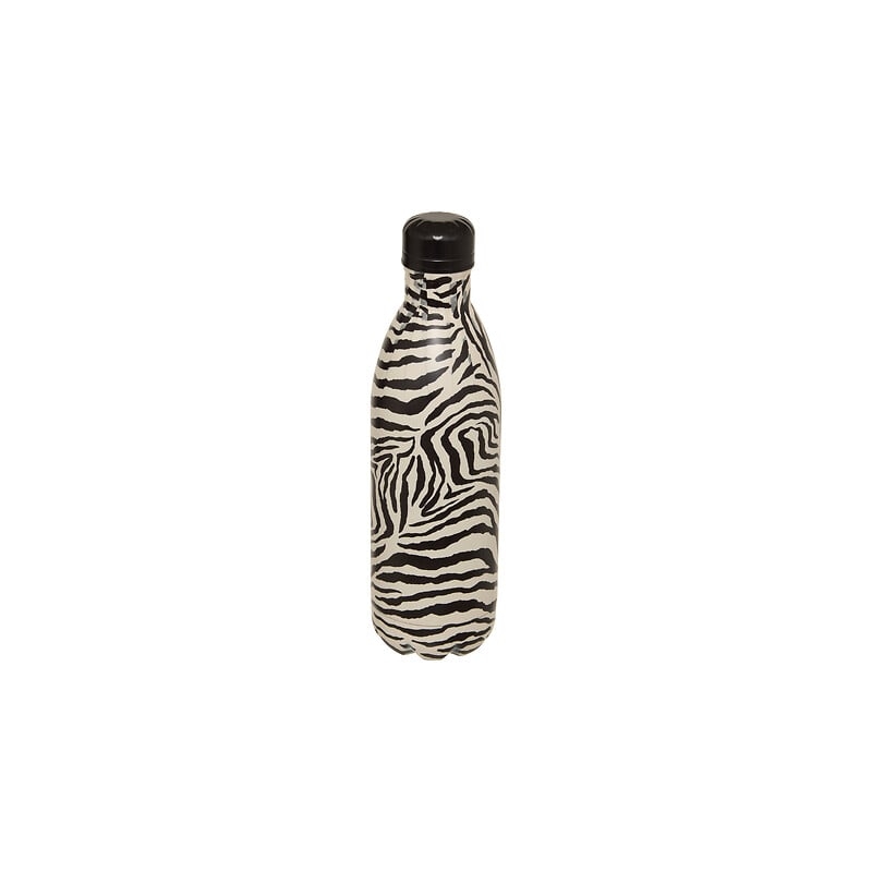 BOUTEILLE ISOTHERME WILD 1 L. INOX ZEBRE