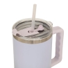 MUG ISOTHERME AVEC POIGNÉE TIE'N DYE 1,2 L. INOX GRIS VERT