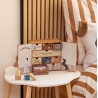 Coffret de naissance souvenirs chien 9 tiroirs beige