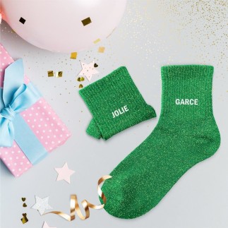 Chaussettes paillettes duo jolie garce