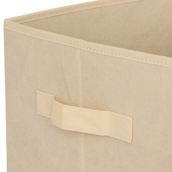 Boîte rangement velours chien 29 x 29 cm