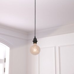 Cordon électrique pour suspension Noe long 80 cm noir