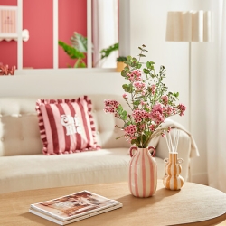 Vase céramique Chéri haut 20 cm rose