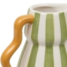 Vase céramique avec anse Chéri haut 21,5 cm vert