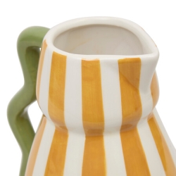 VASE CÉRAMIQUE AVEC ANSE CHÉRI HAUT 21,5 CM JAUNE