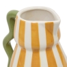 VASE CÉRAMIQUE AVEC ANSE CHÉRI HAUT 21,5 CM JAUNE