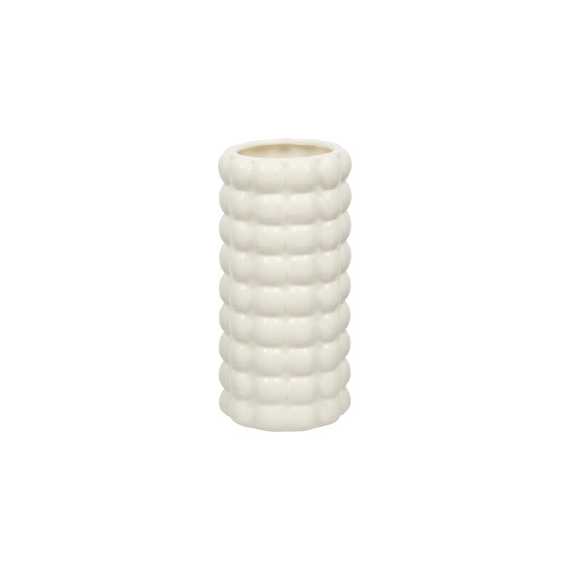 Vase céramique Sky haut 23 cm blanc