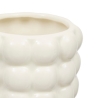 Vase céramique Sky haut 23 cm blanc