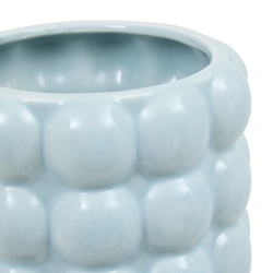 VASE CÉRAMIQUE SKY HAUT 23 CM BLEU