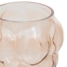 Vase verre soufflé Edia haut 18 cm beige