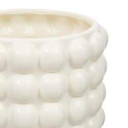 Cache-pot Sky diam 16 cm blanc