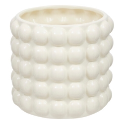 Cache-pot Sky diam 16 cm blanc