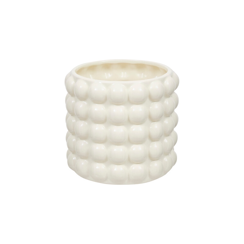 Cache-pot Sky diam 16 cm blanc