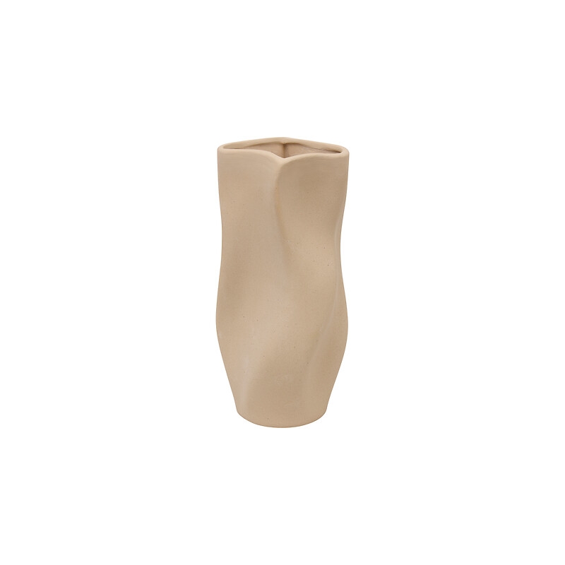 Vase céramique Grigor haut 25 cm beige