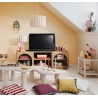 Suspension Rona diam 37 cm tissu beige