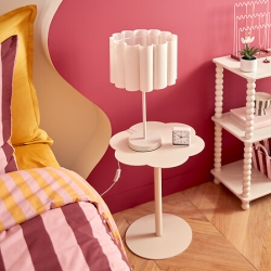 Lampe droite Rona haut 49 cm argile