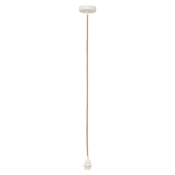 Cordon électrique pour suspension Noe long 80 cm beige