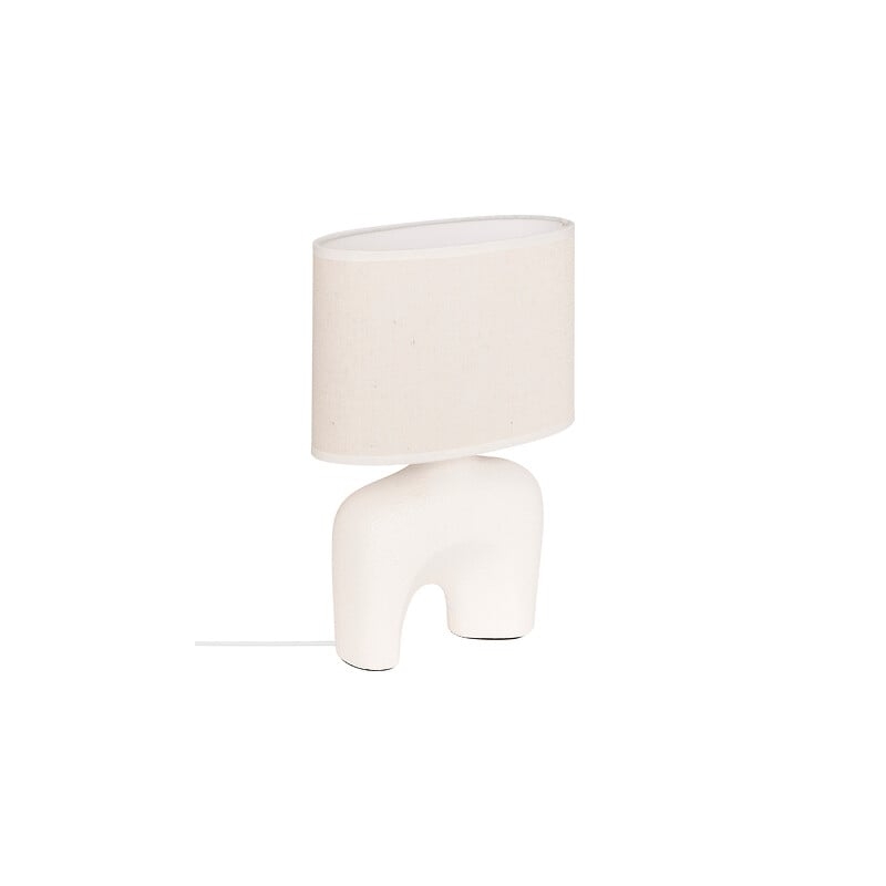 Lampe Gaby haut 31,5 cm blanc