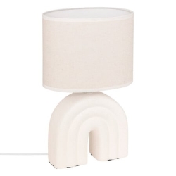 Lampe Gabin haut 32 cm blanc