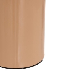 Lampe champignon Lito haut 24,5 cm métal beige