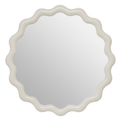 Lot de 3 miroirs vague Judy ronds plastique