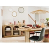 Lot de 3 miroirs vague Judy ronds plastique