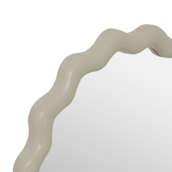 Lot de 3 miroirs vague Judy ronds plastique