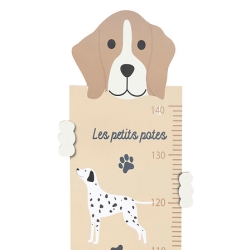 Toise chien Scott haut 140 cm bois