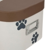 Lot de 3 boîtes chien Scott carton
