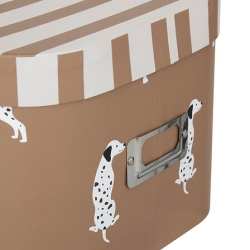 Lot de 3 boîtes chien Scott carton